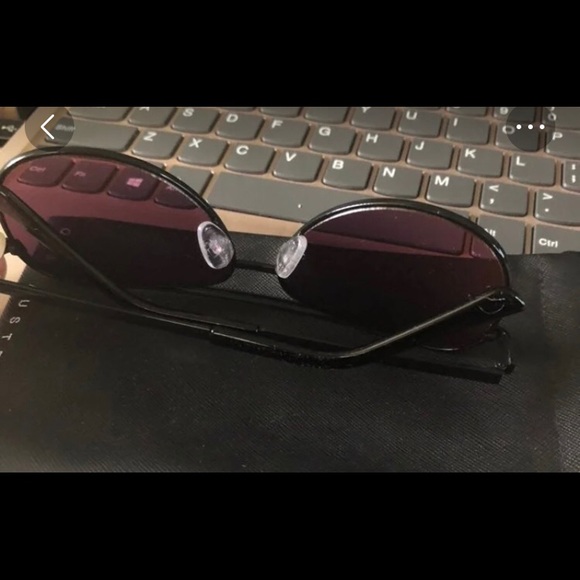 Quay Australia Vivienne Sunglasses Mini Black Aviators - Picture 3 of 7